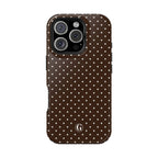 Brown Polka Dots Phone Case