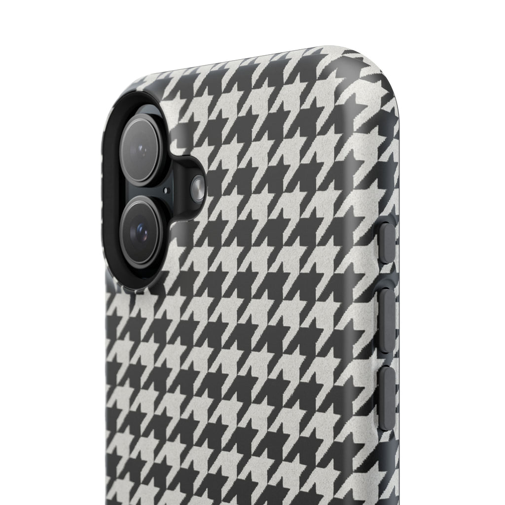 Houndstooth Print Phone Case