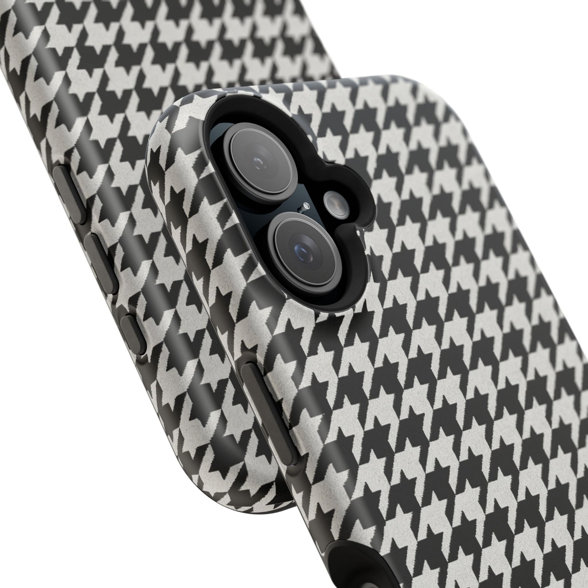 Houndstooth Print Phone Case