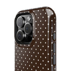 Brown Polka Dots Phone Case
