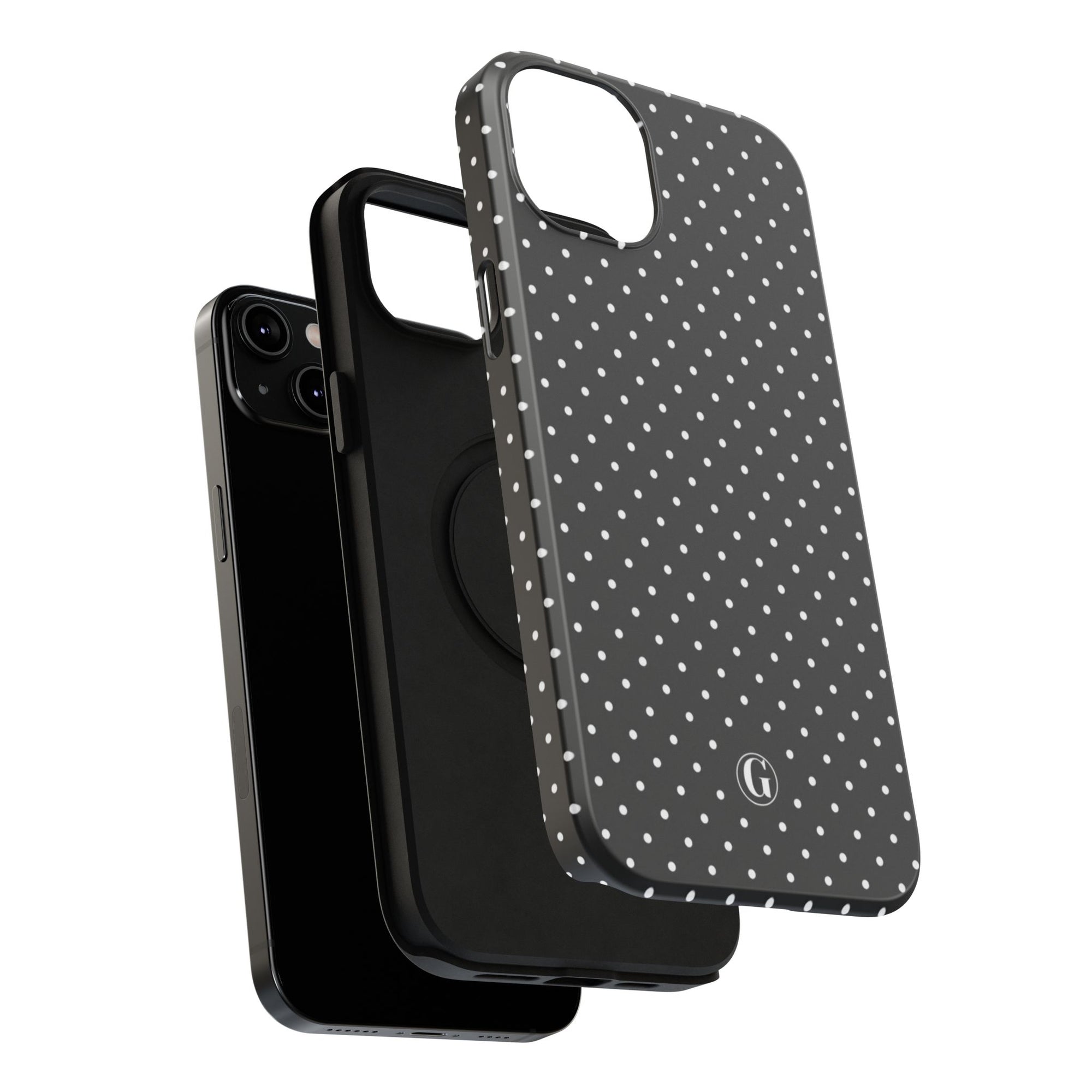 Black Polka Dots Phone Case