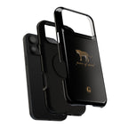 Black 'Peace of Mind' Panther Phone Case