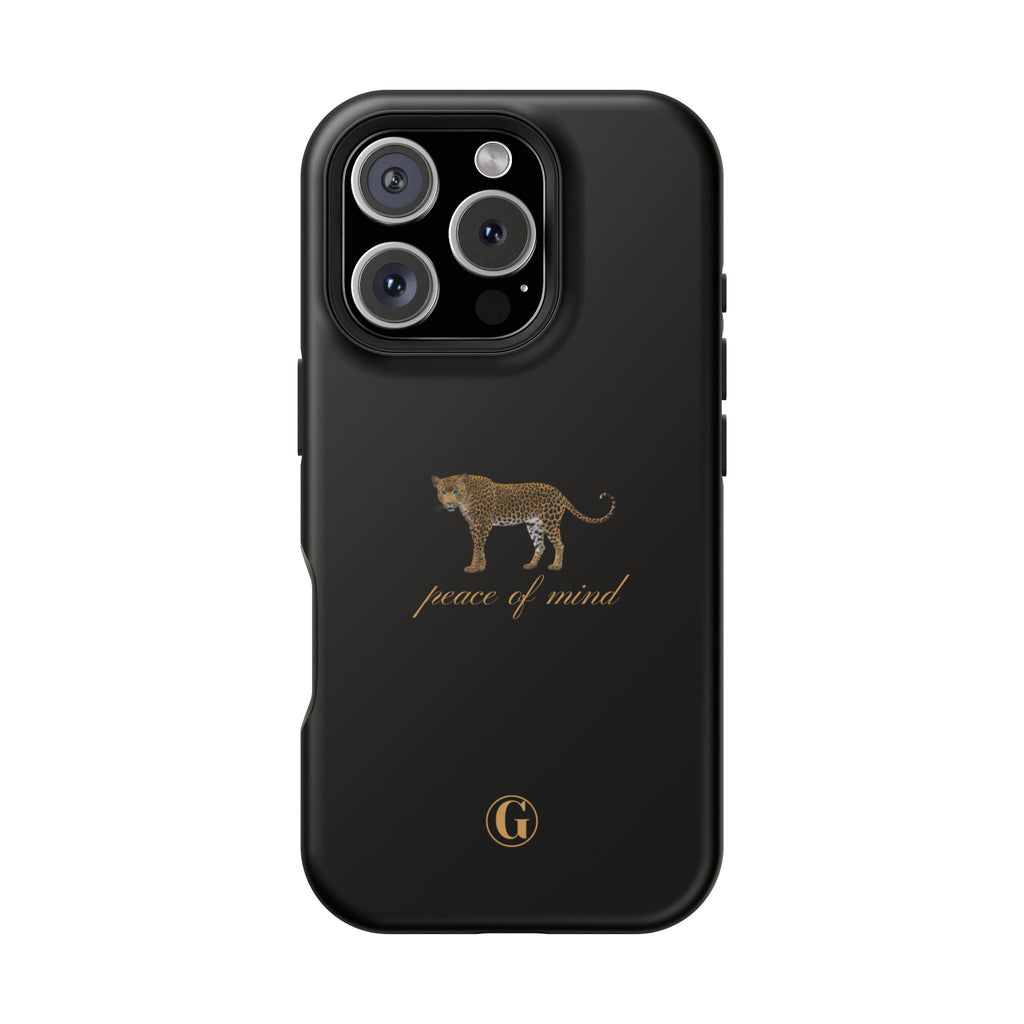 Black 'Peace of Mind' Panther Phone Case