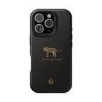 Black 'Peace of Mind' Panther Phone Case