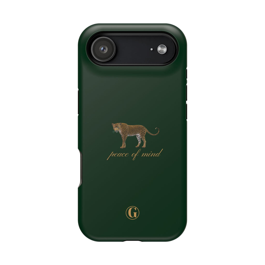 Emerald Green 'Peace of Mind' Panther Phone Case