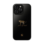Black 'Peace of Mind' Panther Phone Case