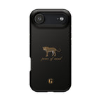 Black 'Peace of Mind' Panther Phone Case