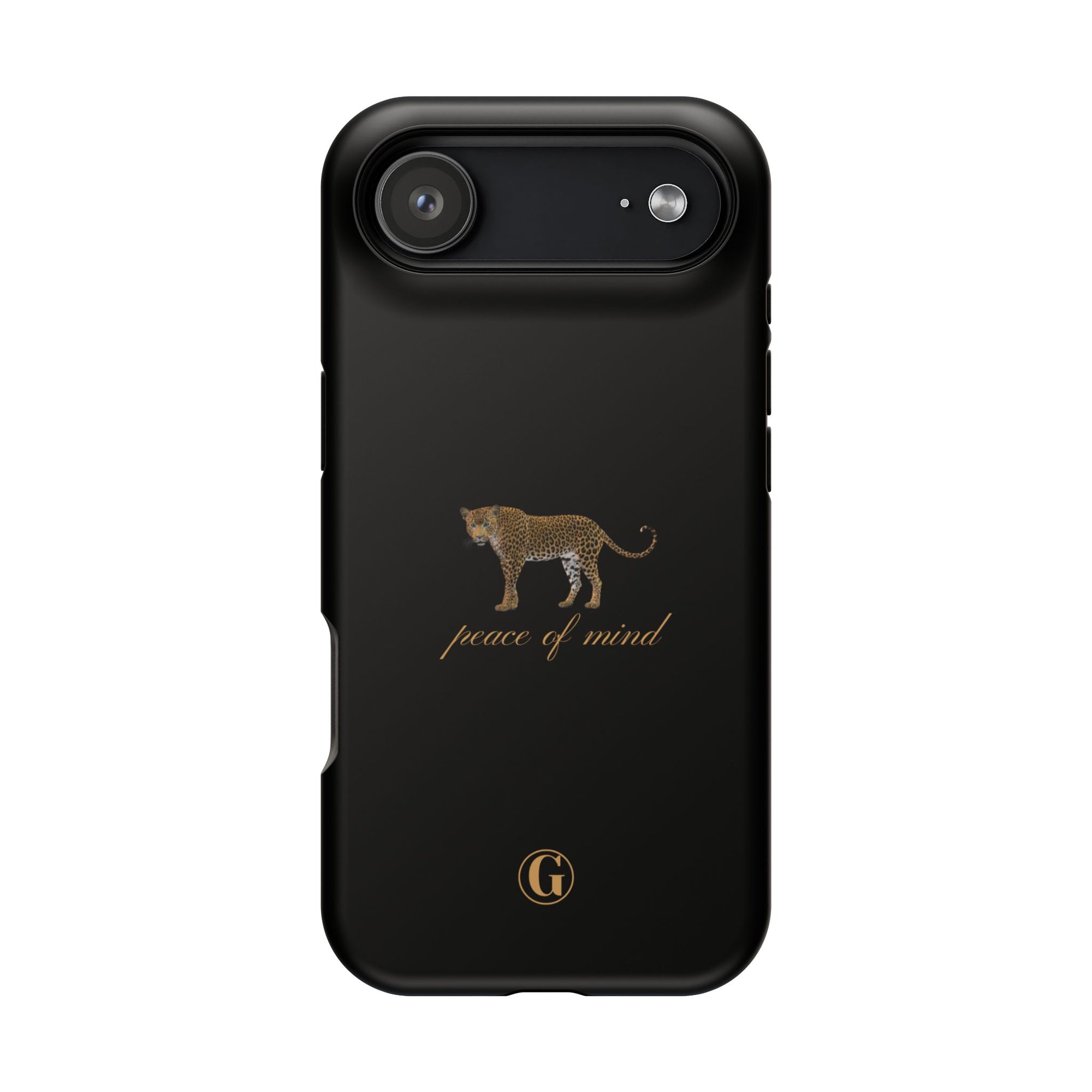 Black 'Peace of Mind' Panther Phone Case