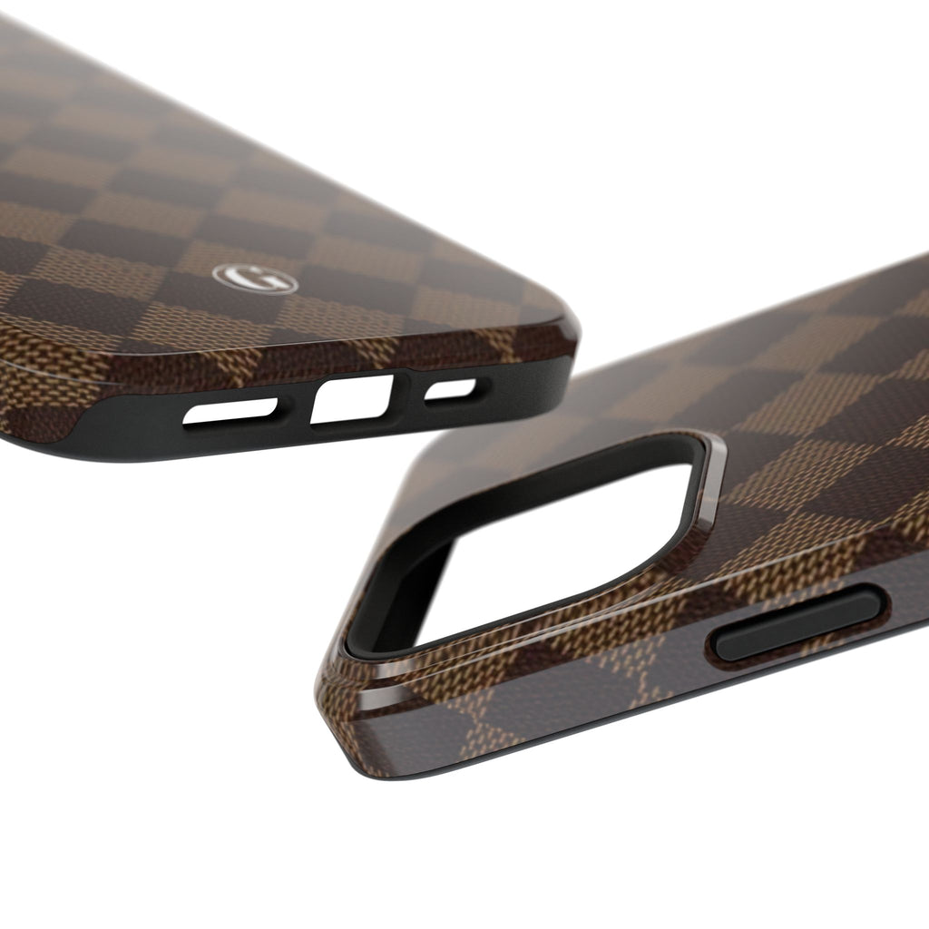 Brown Checkmate Phone Case