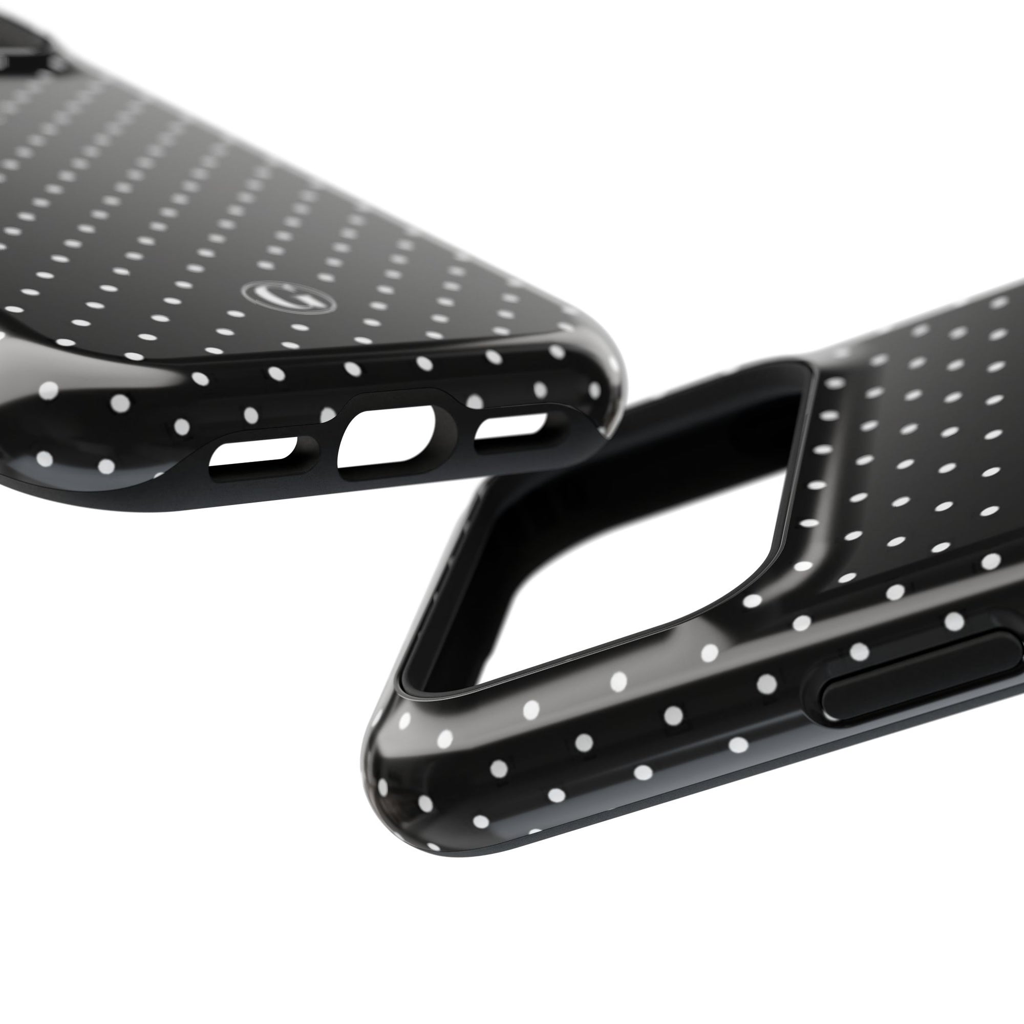 Black Polka Dots Phone Case