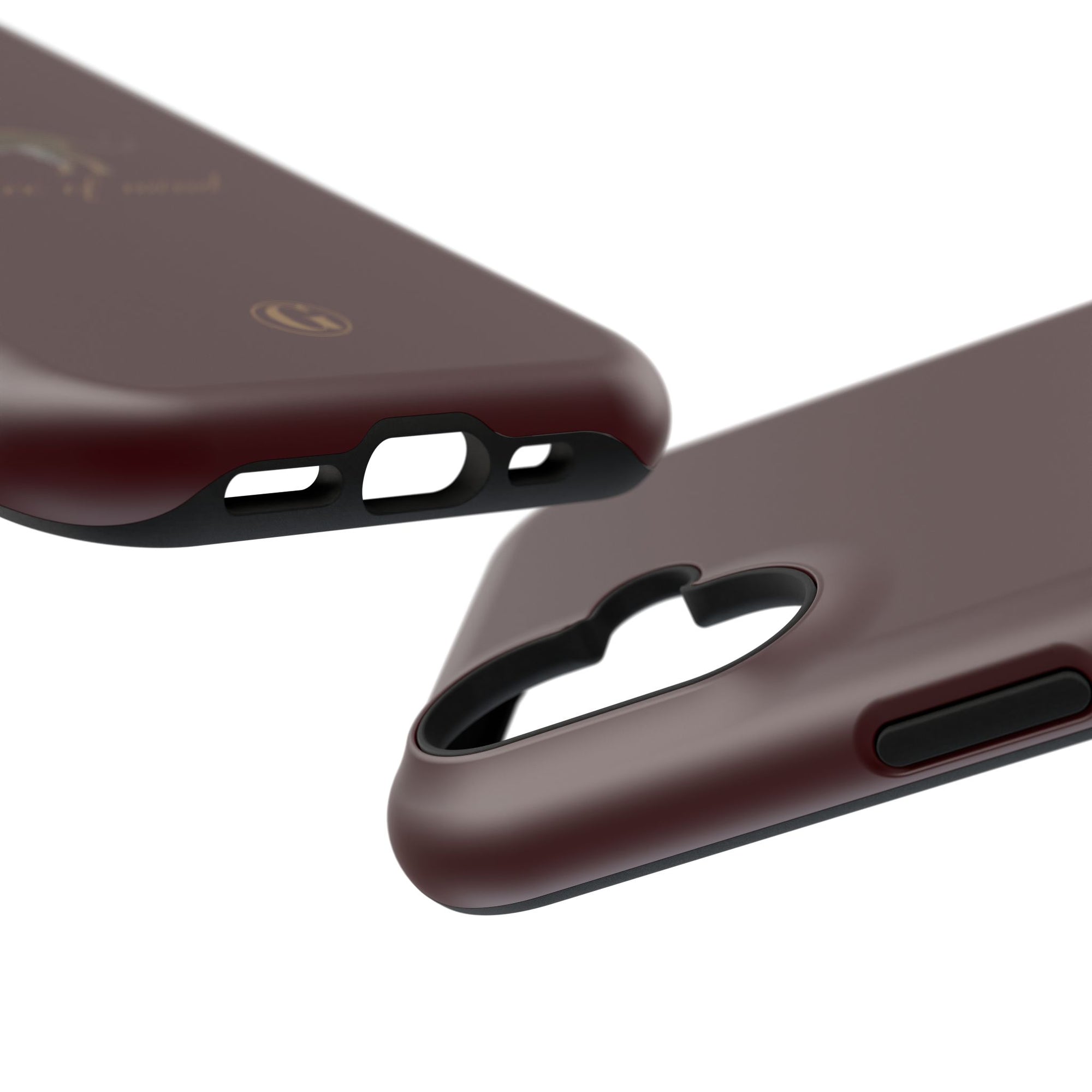 Burgundy 'Peace of Mind' Panther Phone Case
