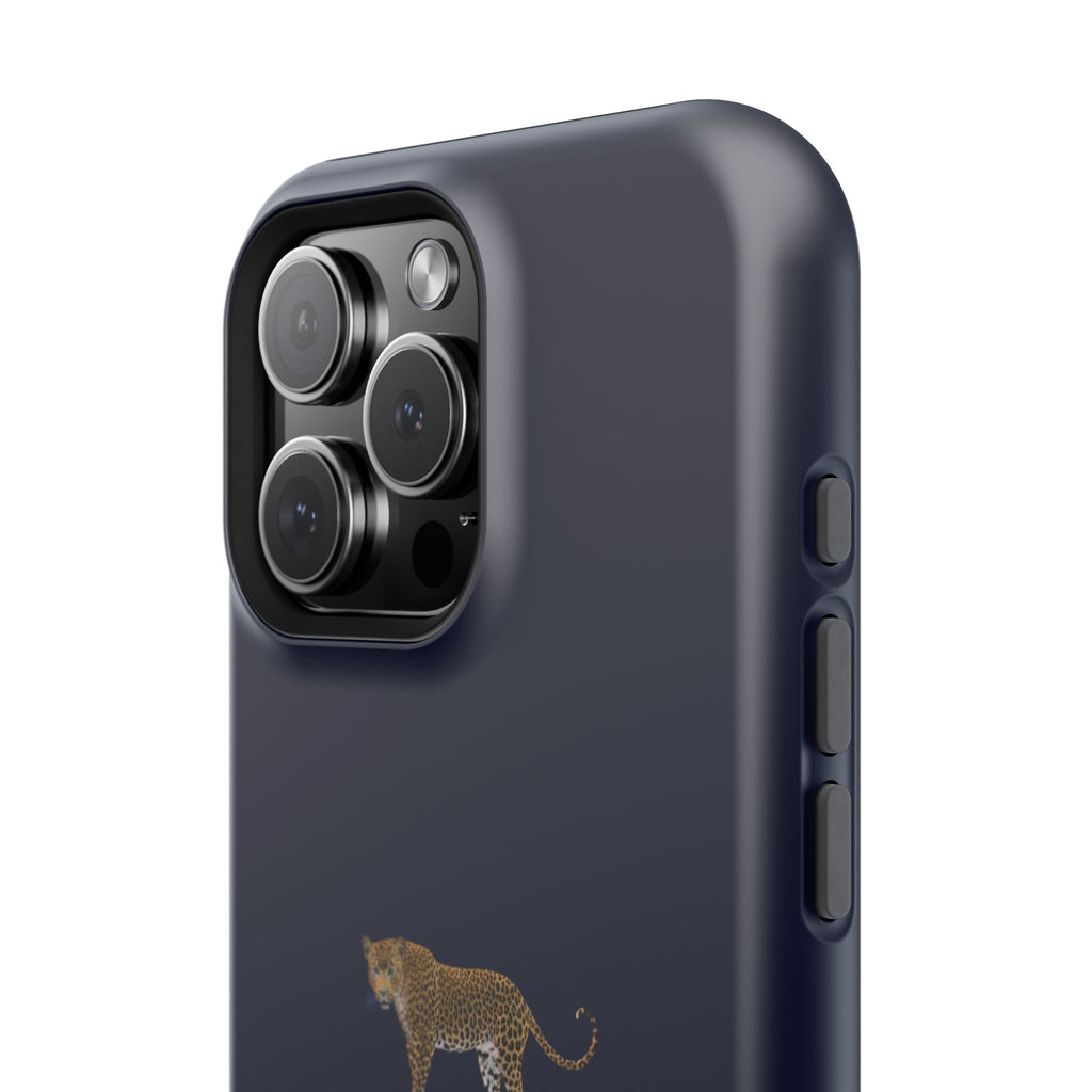 Navy Blue 'Peace of Mind' Panther Phone Case