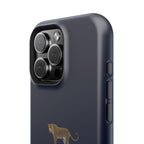 Navy Blue 'Peace of Mind' Panther Phone Case
