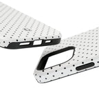White Polka Dots Phone Case