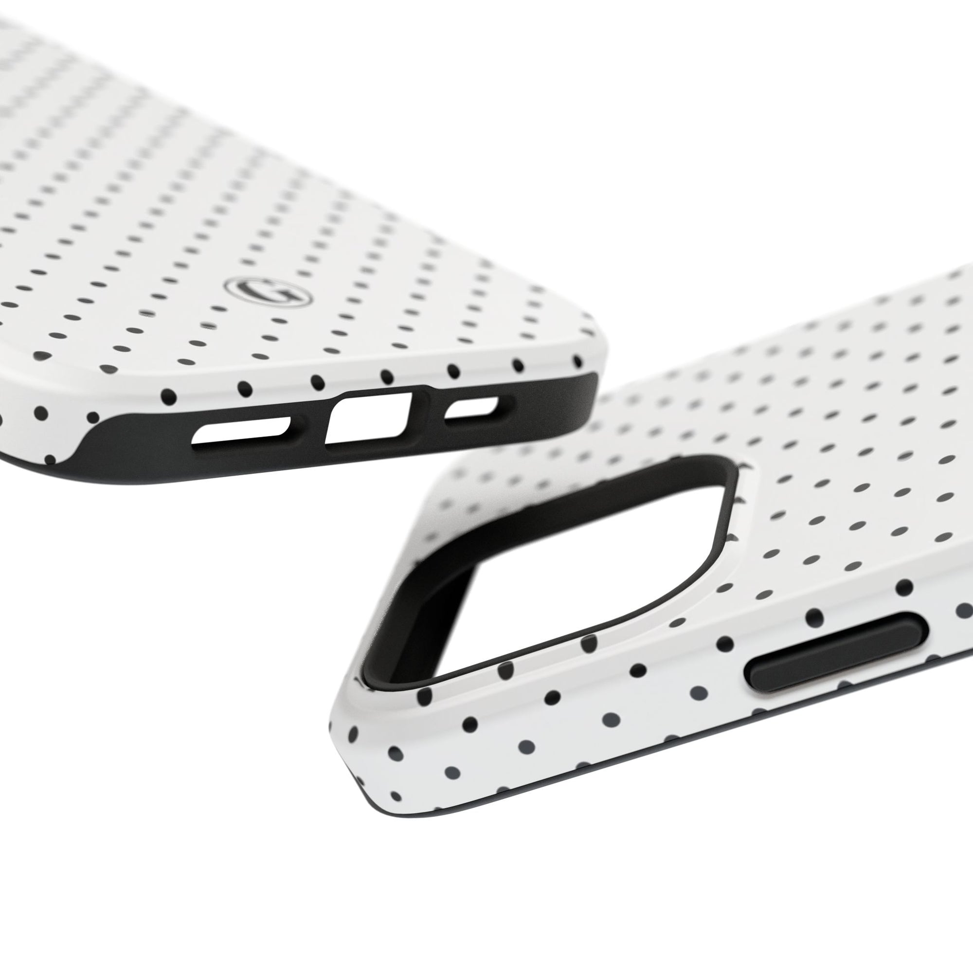 White Polka Dots Phone Case