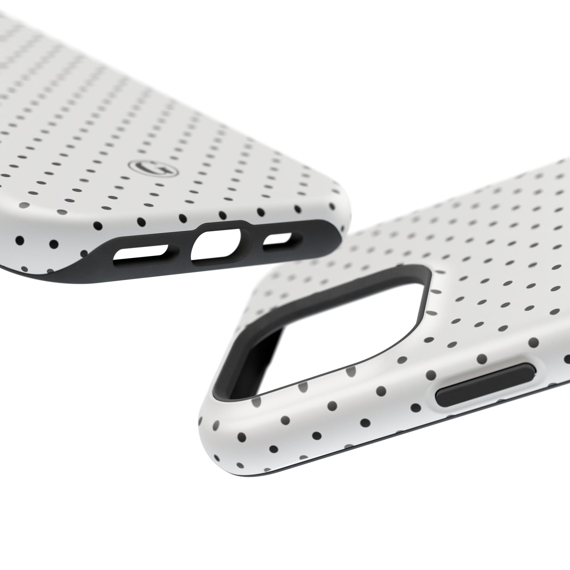 White Polka Dots Phone Case