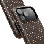Brown Polka Dots Phone Case