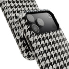 Houndstooth Print Phone Case