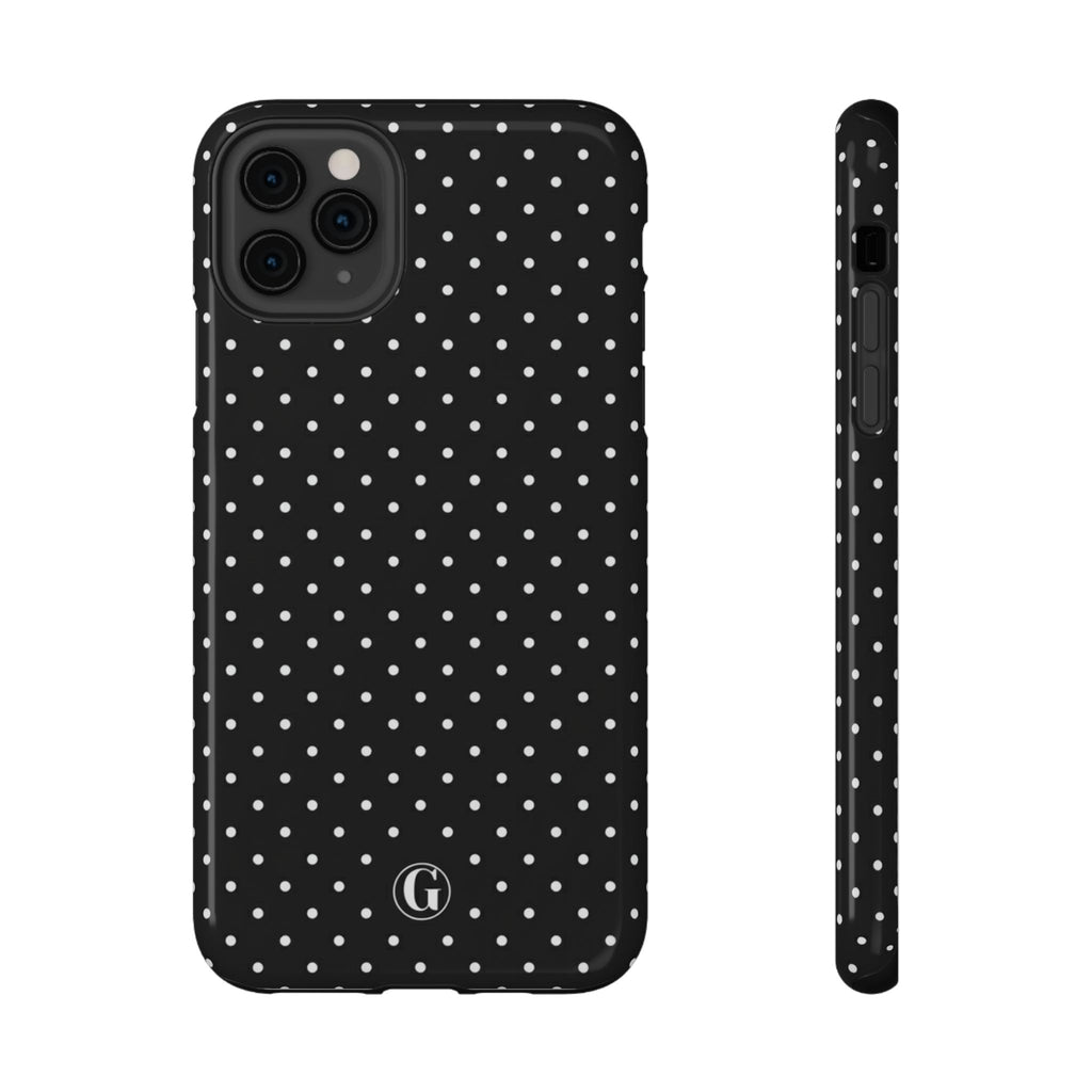 Black Polka Dots Phone Case