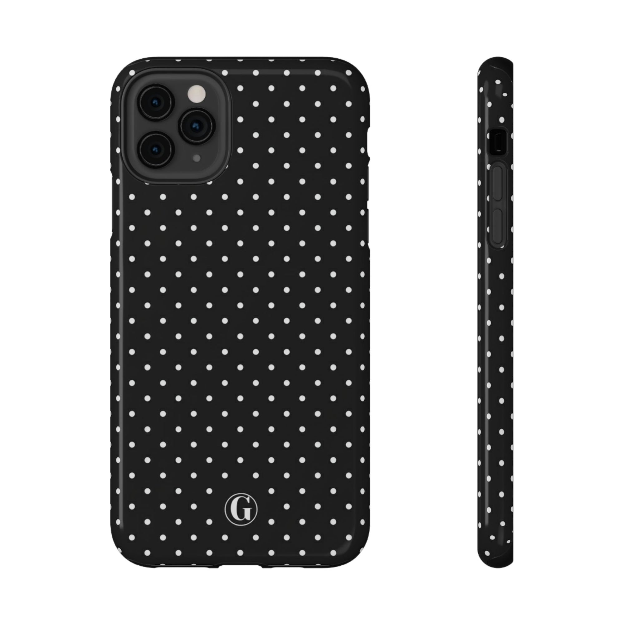 Black Polka Dots Phone Case