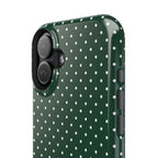 Emerald Green Polka Dots Phone Case