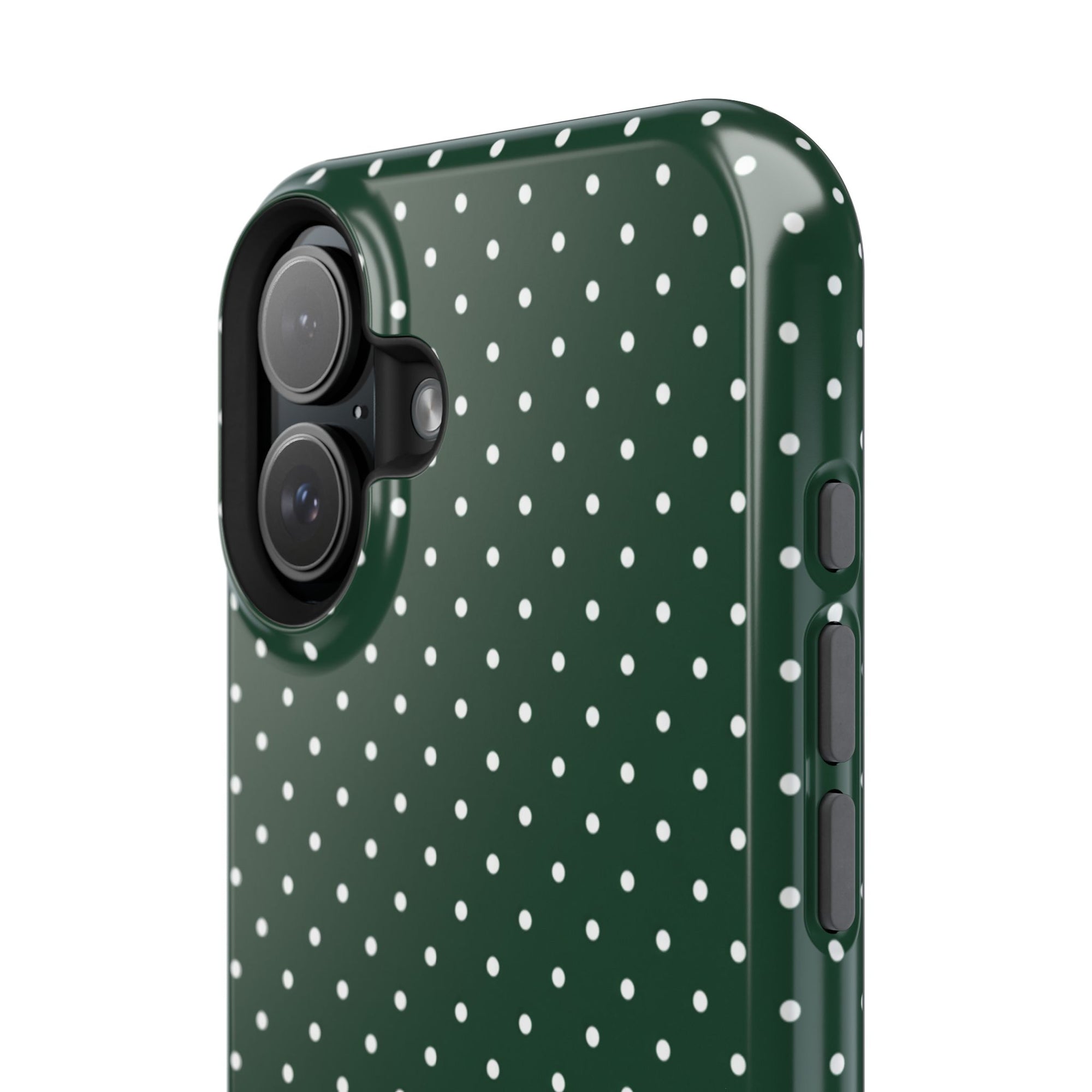 Emerald Green Polka Dots Phone Case