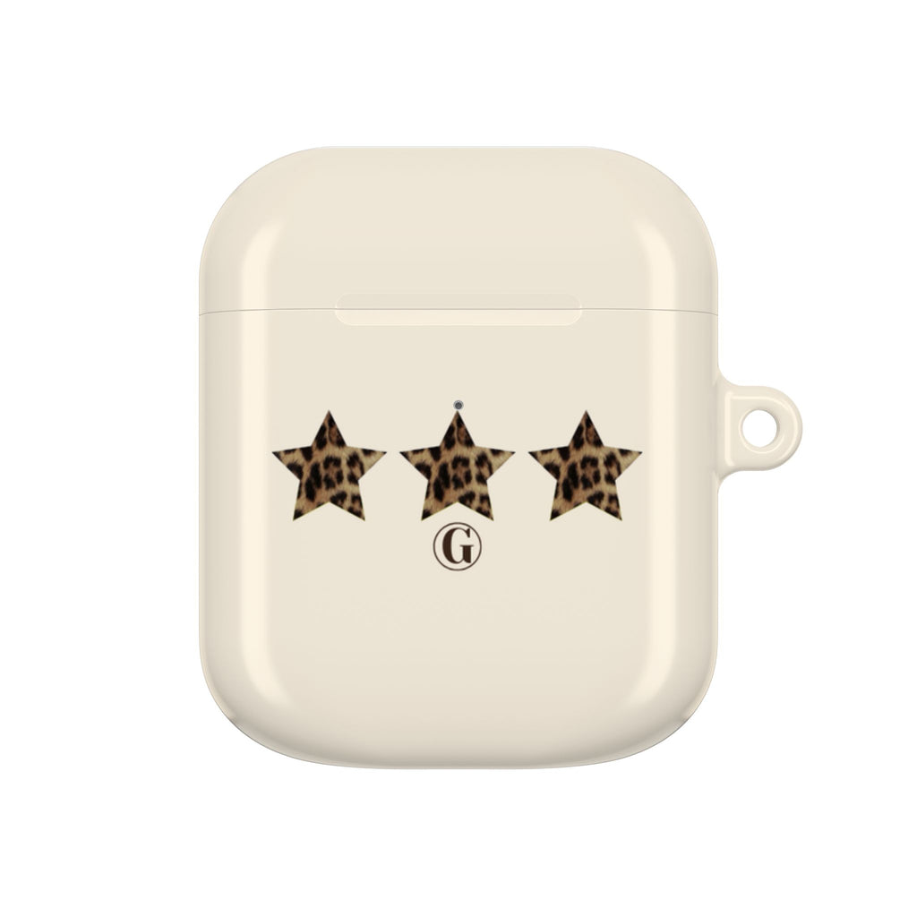 Leopard Print Stars AirPod Case