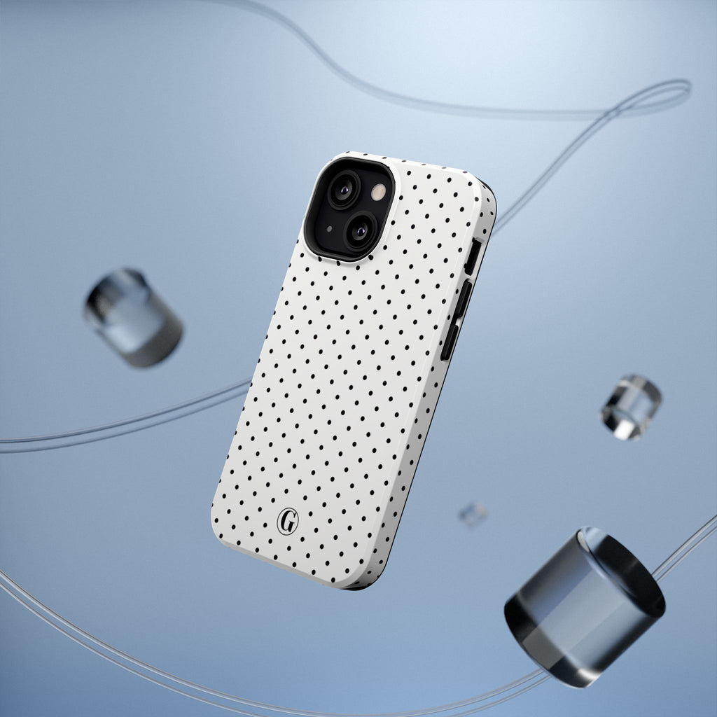 White Polka Dots Phone Case