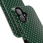 Emerald Green Polka Dots Phone Case
