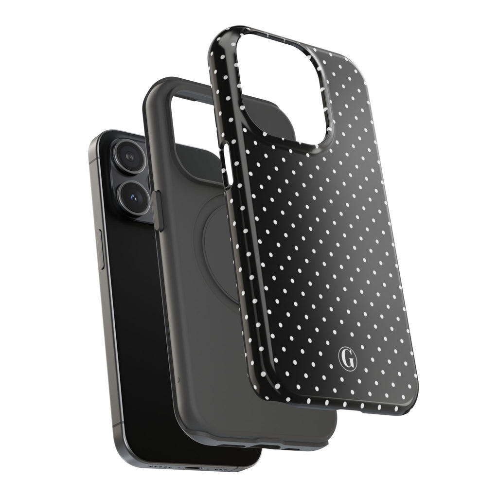 Black Polka Dots Phone Case