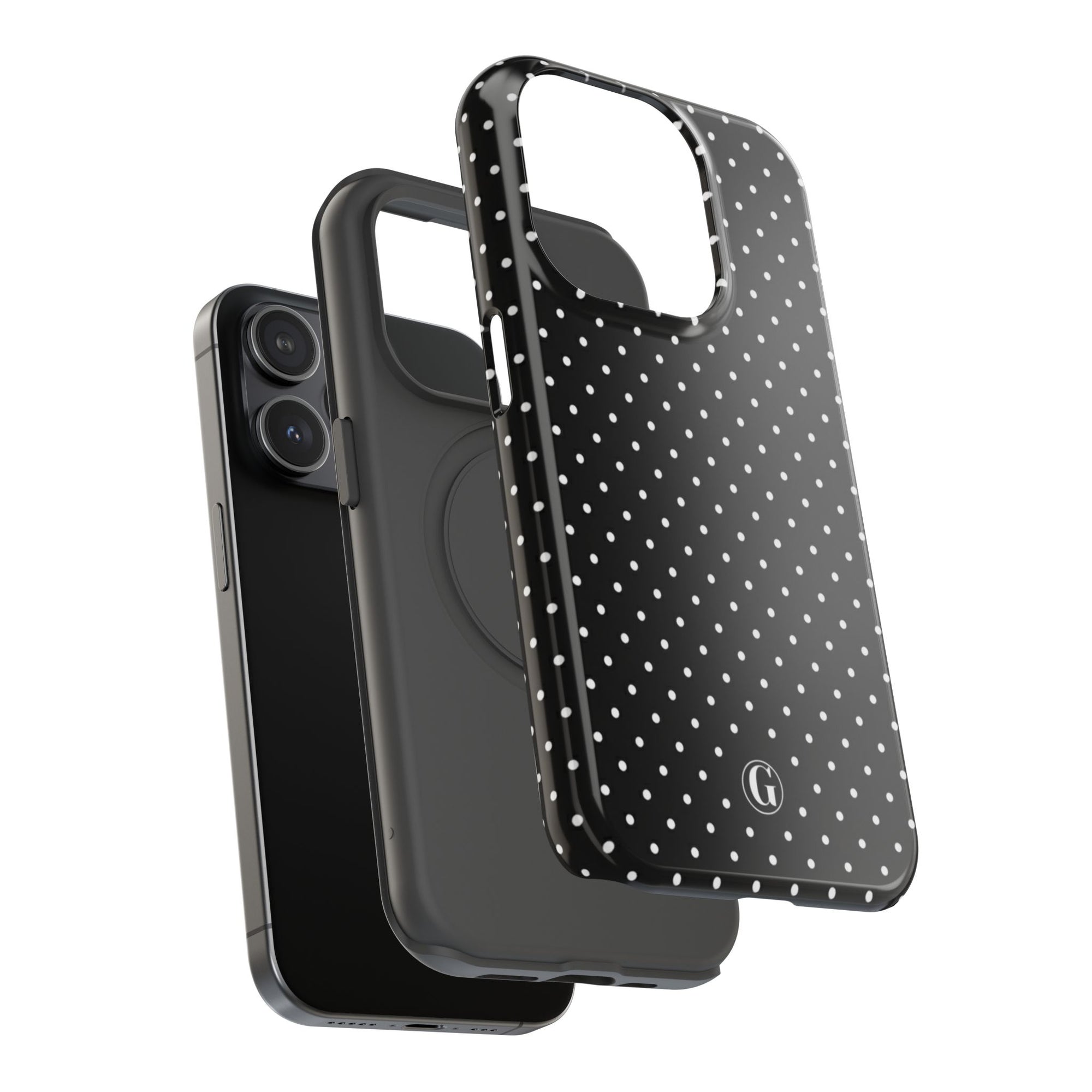 Black Polka Dots Phone Case