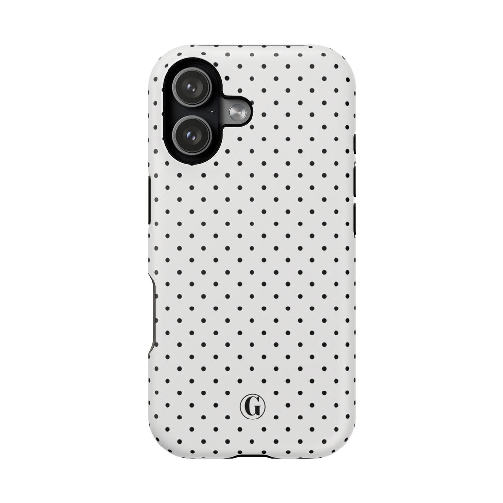 White Polka Dots Phone Case