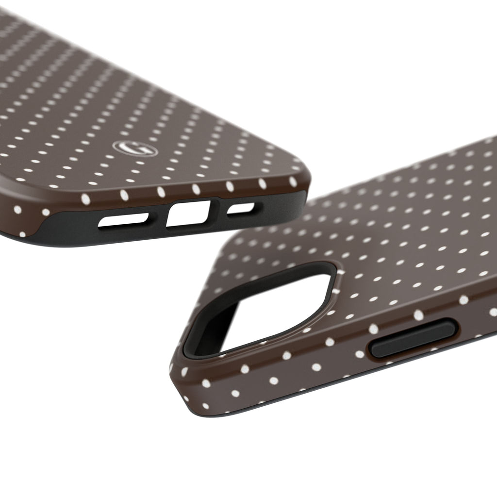 Brown Polka Dots Phone Case