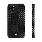 Black Polka Dots Phone Case