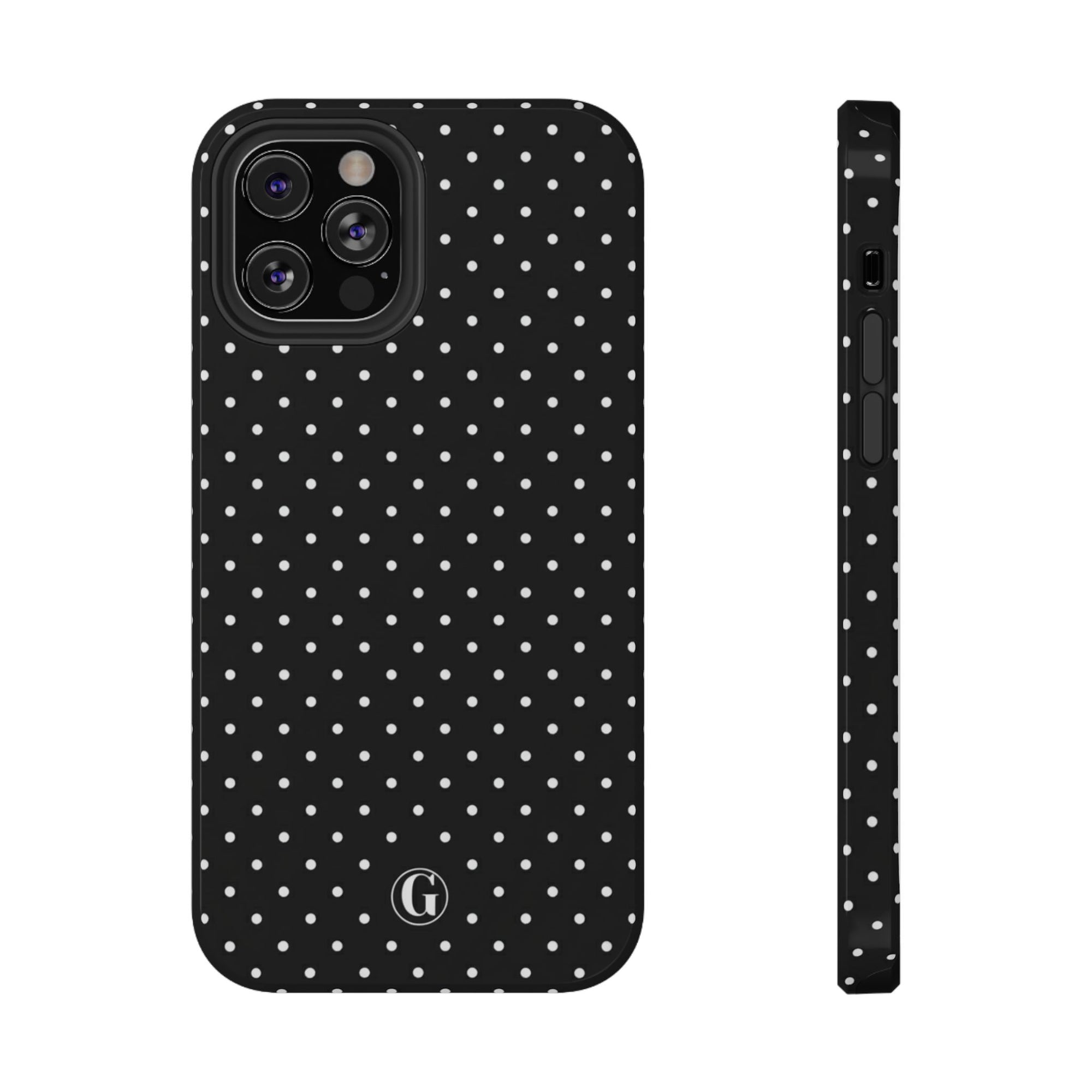 Black Polka Dots Phone Case