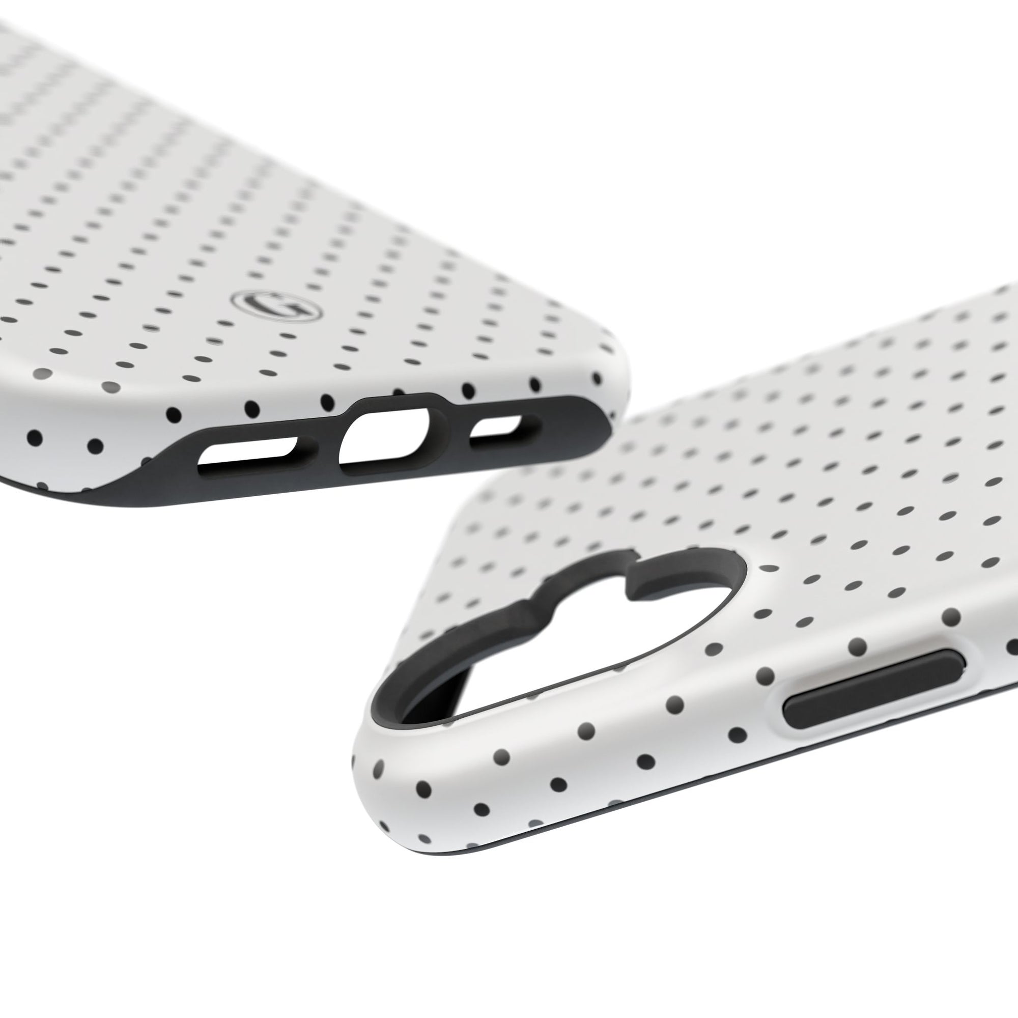 White Polka Dots Phone Case