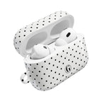 White Polka Dot AirPod Case