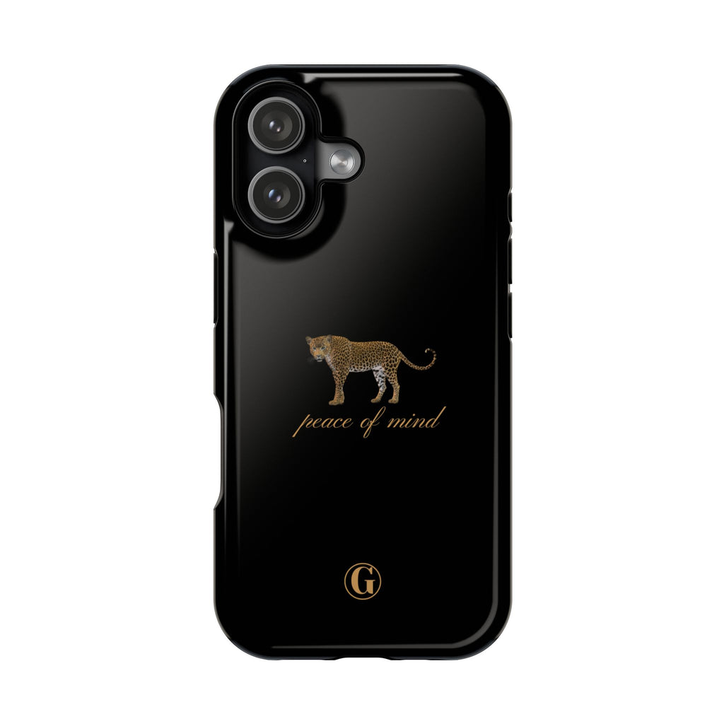 Black 'Peace of Mind' Panther Phone Case