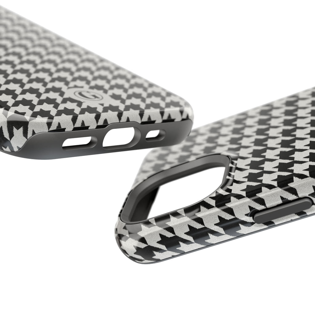 Houndstooth Print Phone Case