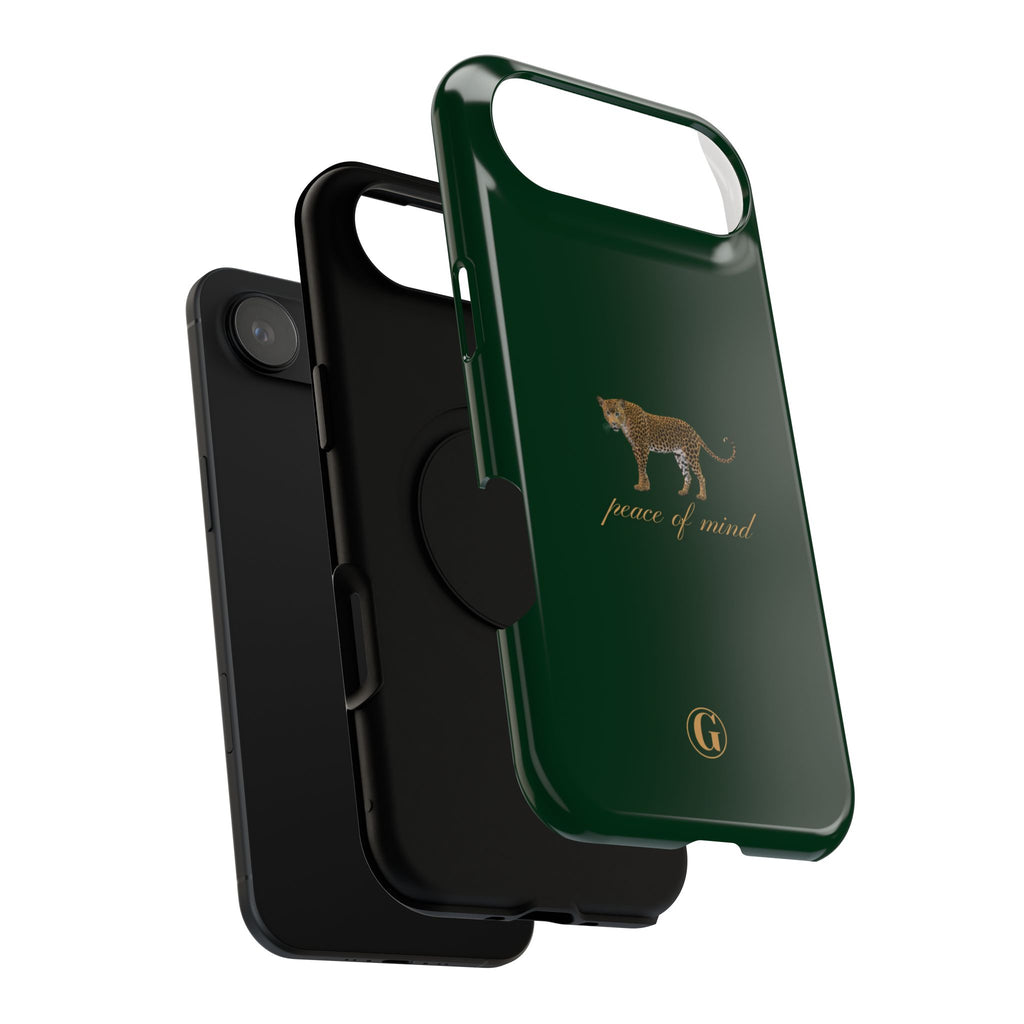 Emerald Green 'Peace of Mind' Panther Phone Case
