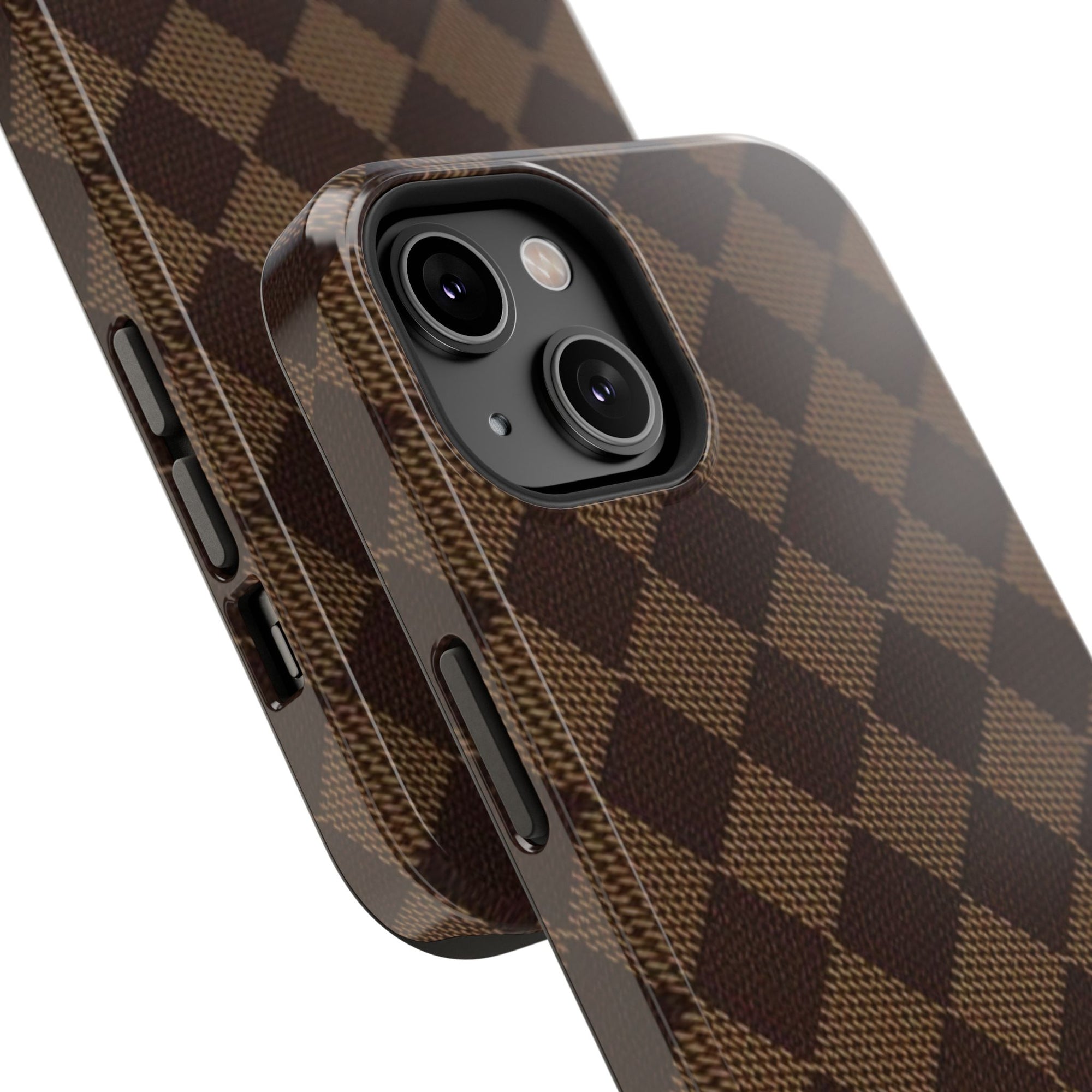 Brown Checkmate Phone Case