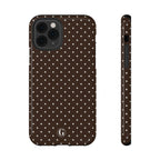 Brown Polka Dots Phone Case