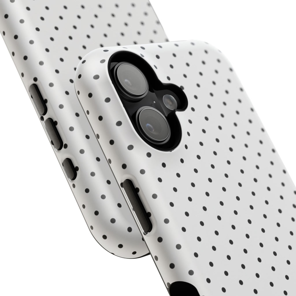 White Polka Dots Phone Case
