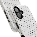 White Polka Dots Phone Case