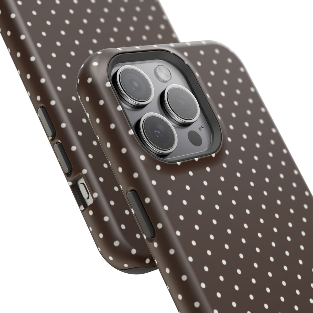 Brown Polka Dots Phone Case