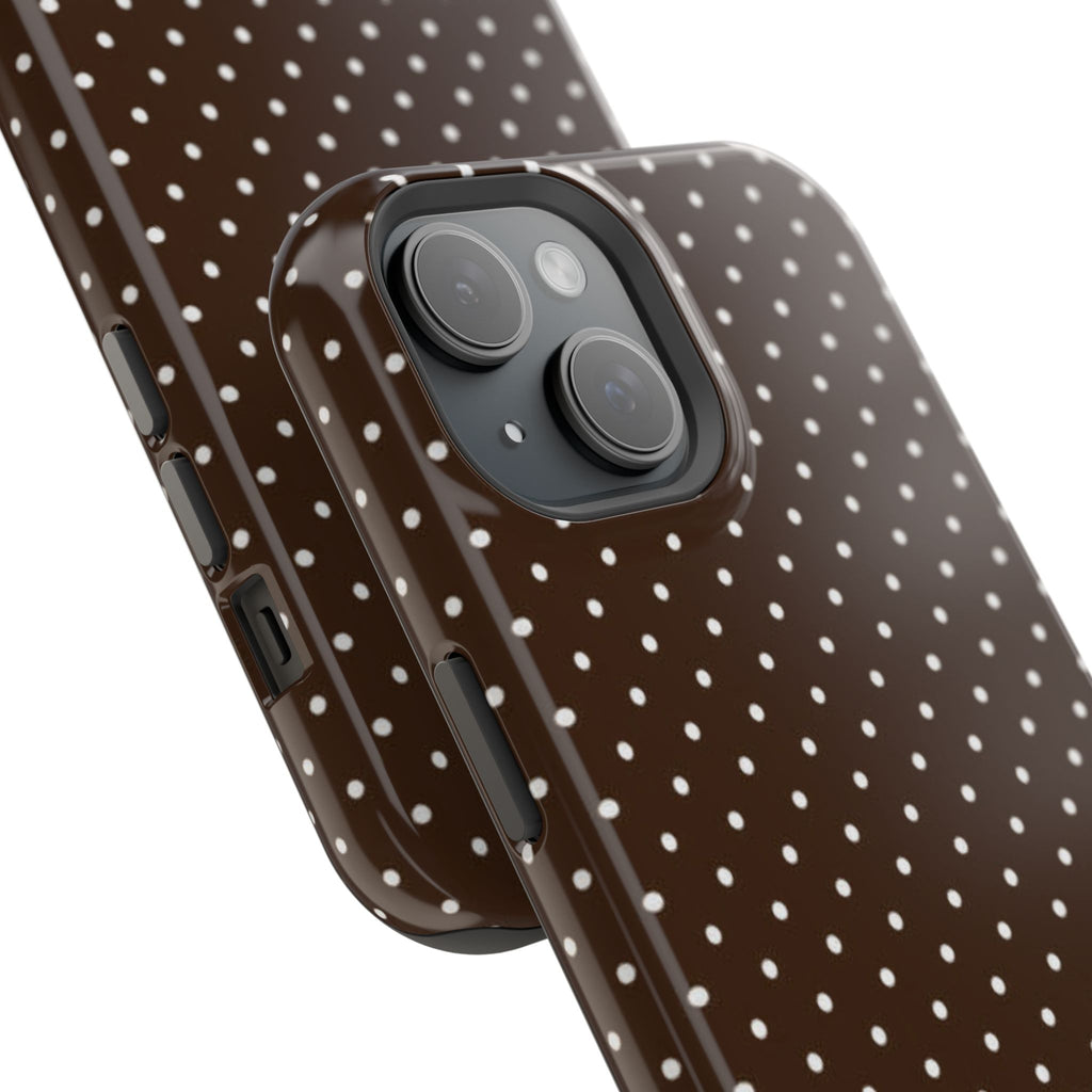 Brown Polka Dots Phone Case
