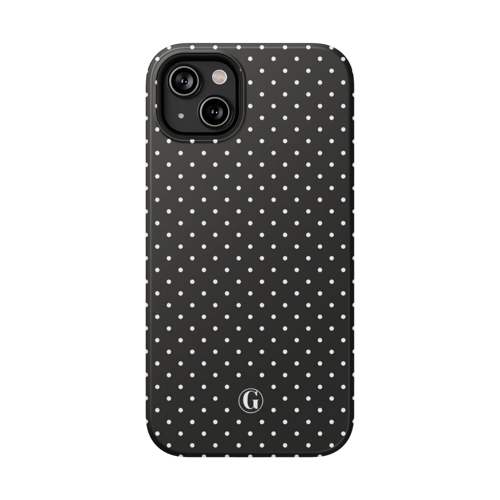 Black Polka Dots Phone Case