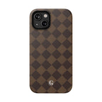 Brown Checkmate Phone Case