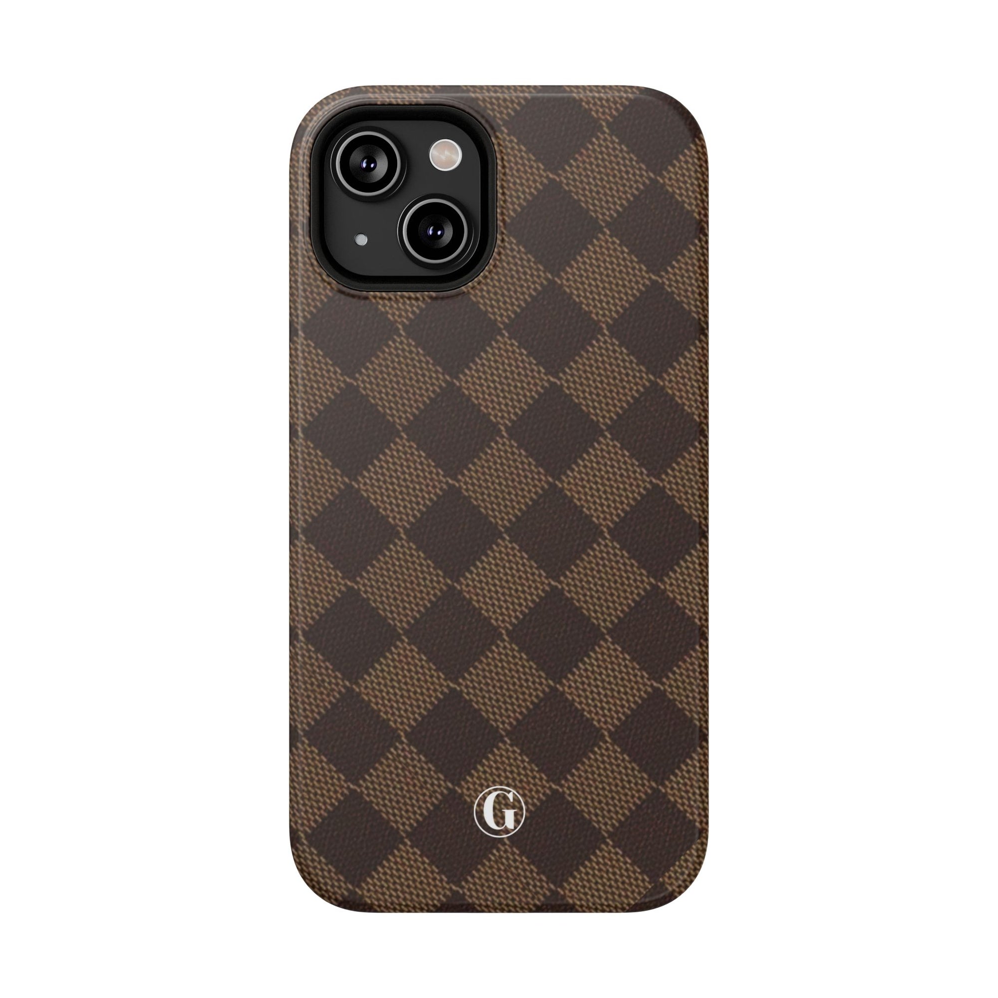 Brown Checkmate Phone Case