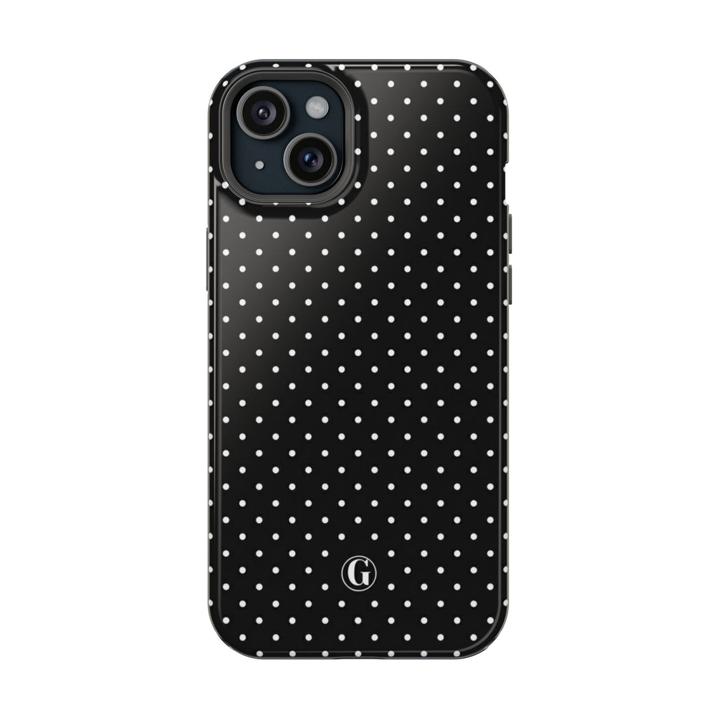 Black Polka Dots Phone Case